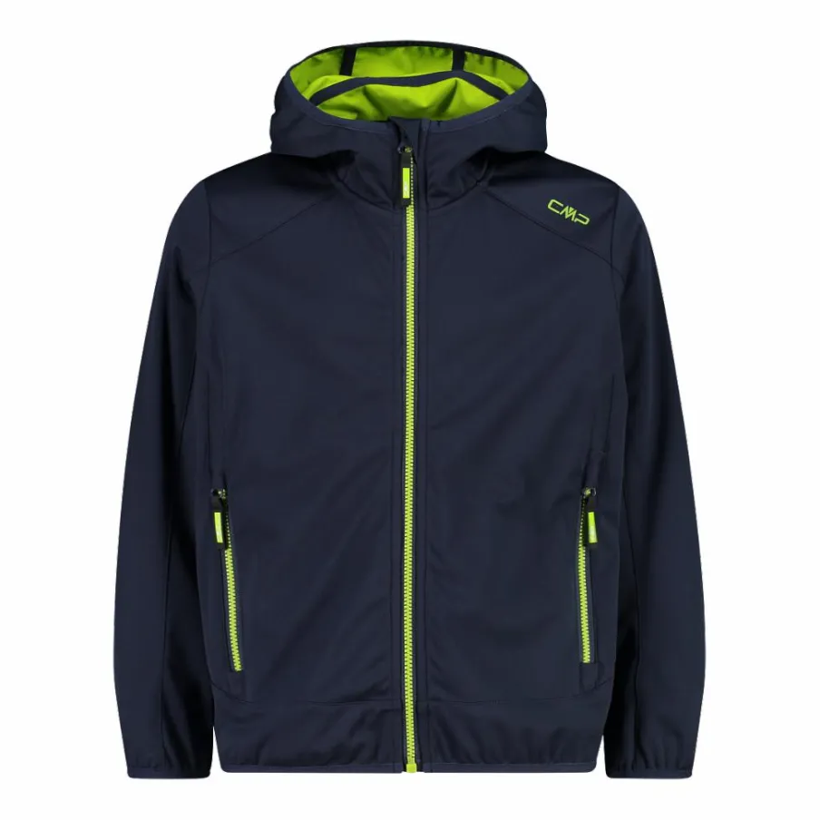 Bambino CMP Giacche E Piumini^Giacca in softshell leggero da bambino con cappuccio fisso