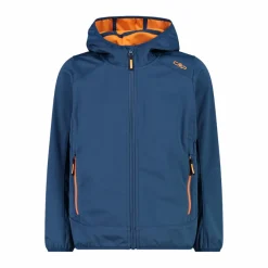Bambino CMP Giacche E Piumini^Giacca in softshell leggero da bambino con cappuccio fisso