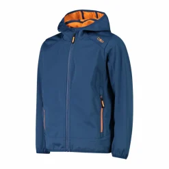 Bambino CMP Giacche E Piumini^Giacca in softshell leggero da bambino con cappuccio fisso