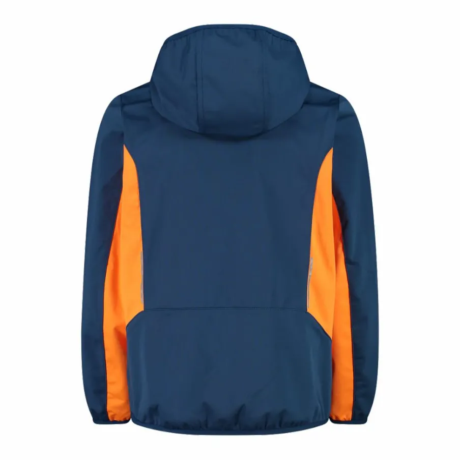 Bambino CMP Giacche E Piumini^Giacca in softshell leggero da bambino con cappuccio fisso