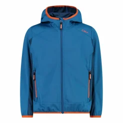 Bambino CMP Giacche E Piumini^Giacca in softshell leggero da bambino con cappuccio fisso