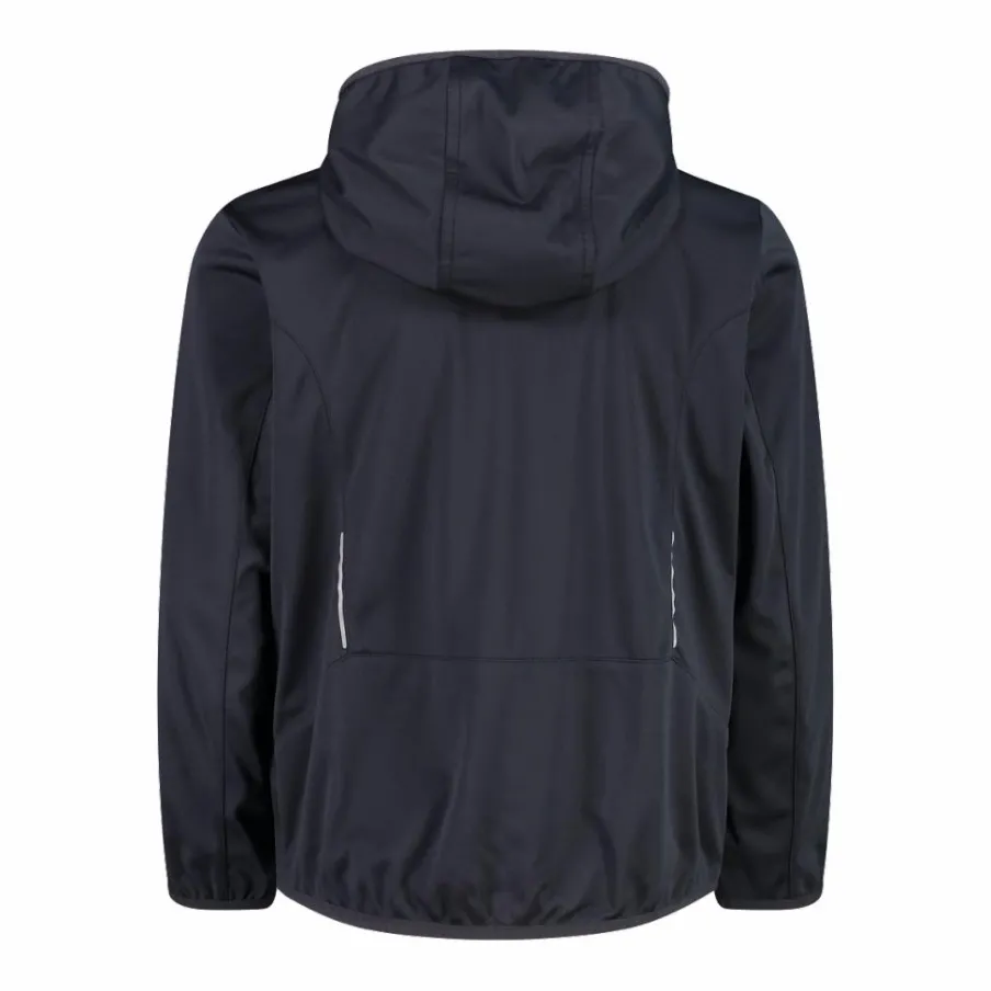 Bambino CMP Giacche E Piumini^Giacca in softshell leggero da bambino con cappuccio fisso