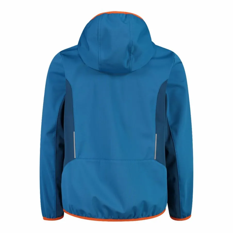 Bambino CMP Giacche E Piumini^Giacca in softshell leggero da bambino con cappuccio fisso