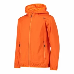 Bambino CMP Giacche E Piumini^Giacca in softshell leggero da bambino con cappuccio fisso