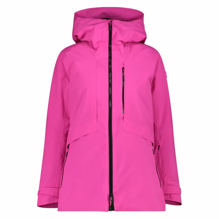 Donna CMP Giacche Sci|Giacche Invernali^Giacca lunga da sci e snowboard da donna in mechanical stretch loose fit