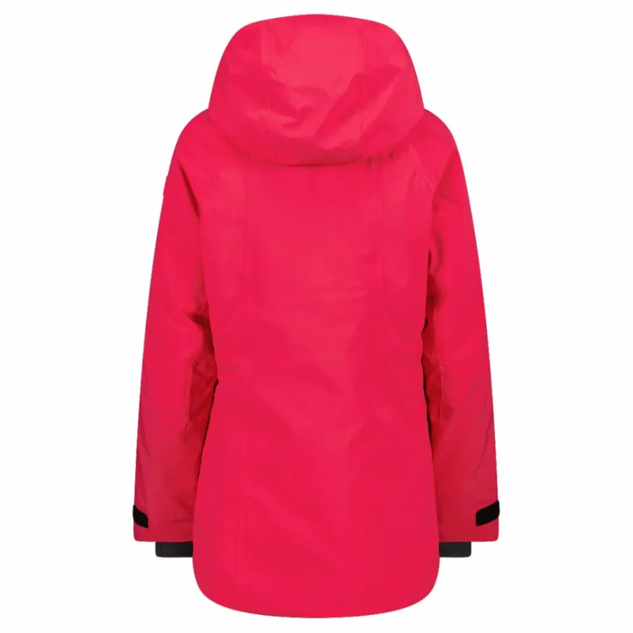 Donna CMP Giacche Sci|Giacche Invernali^Giacca lunga da sci e snowboard da donna in mechanical stretch loose fit
