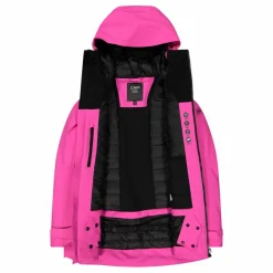 Donna CMP Giacche Sci|Giacche Invernali^Giacca lunga da sci e snowboard da donna in mechanical stretch loose fit