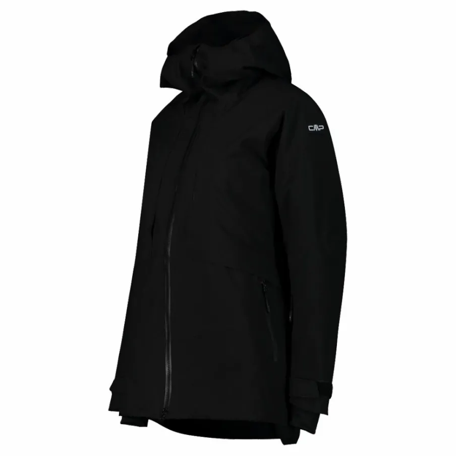 Donna CMP Giacche Sci|Giacche Invernali^Giacca lunga da sci e snowboard da donna in mechanical stretch loose fit