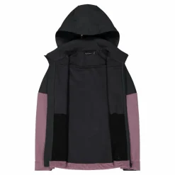 Donna CMP Giacche Trekking|Giacche Softshell^Giacca Softshell da Donna con Cappuccio e Motivo Grid-Jacquard Bicolor