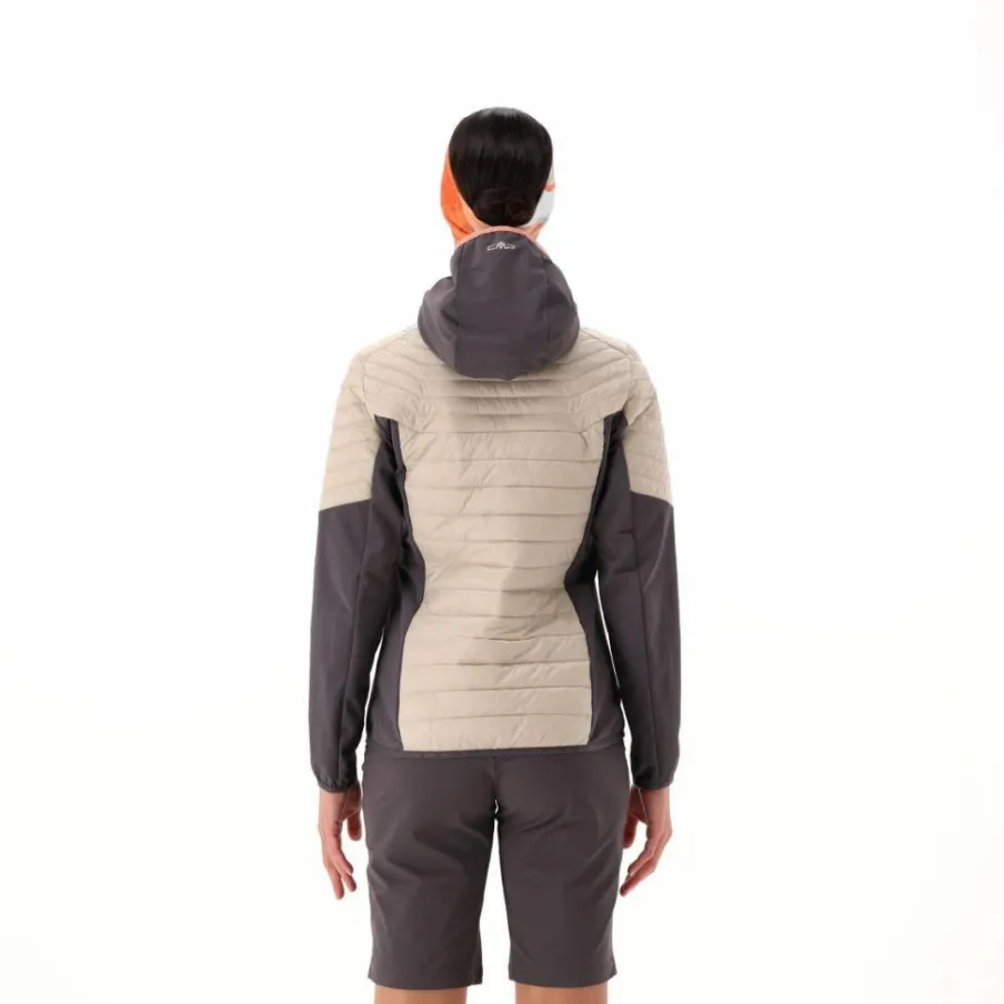 Donna CMP Giacche Imbottite E Piumini|Giacche Trekking^Giacca Unlimitech ibrida con cappuccio da Donna