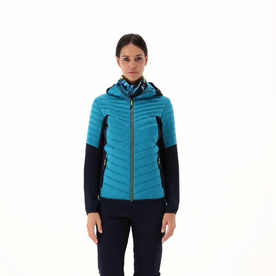 Donna CMP Giacche Imbottite E Piumini|Giacche Trekking^Giacca Unlimitech ibrida con cappuccio da Donna