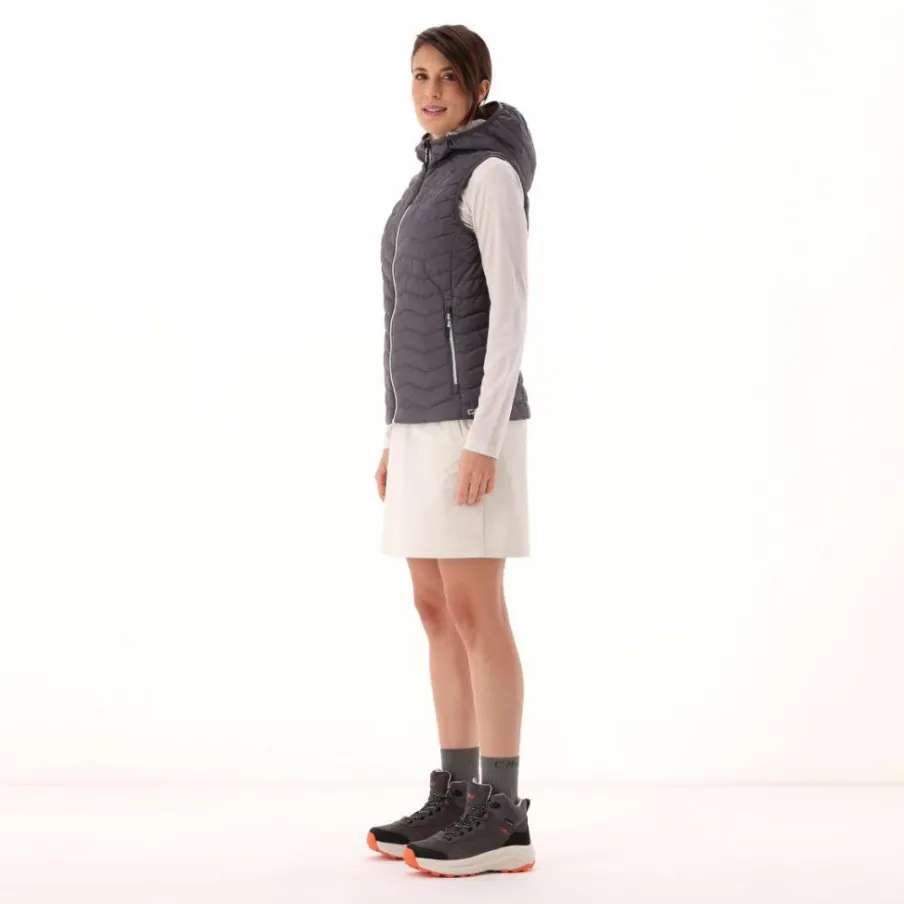 Donna CMP Gilet E Smanicati|Giacche Imbottite E Piumini^Gilet imbottito con cappuccio da Donna