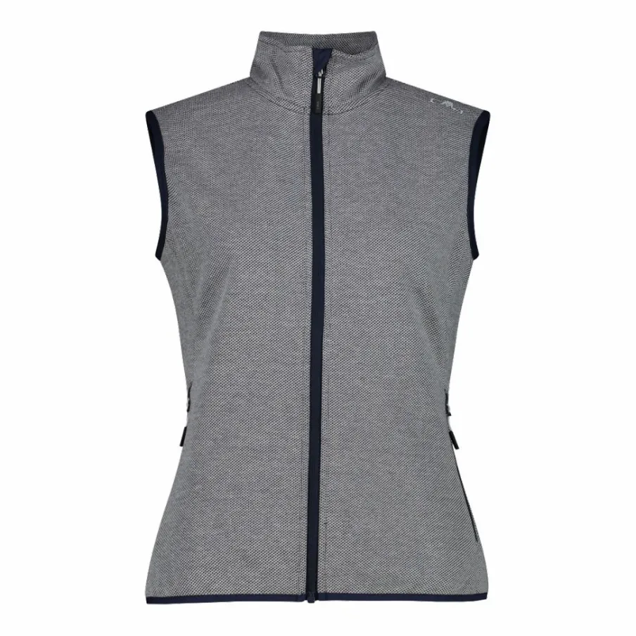 Donna CMP Pile^Gilet in Knit-Tech con cappuccio da Donna