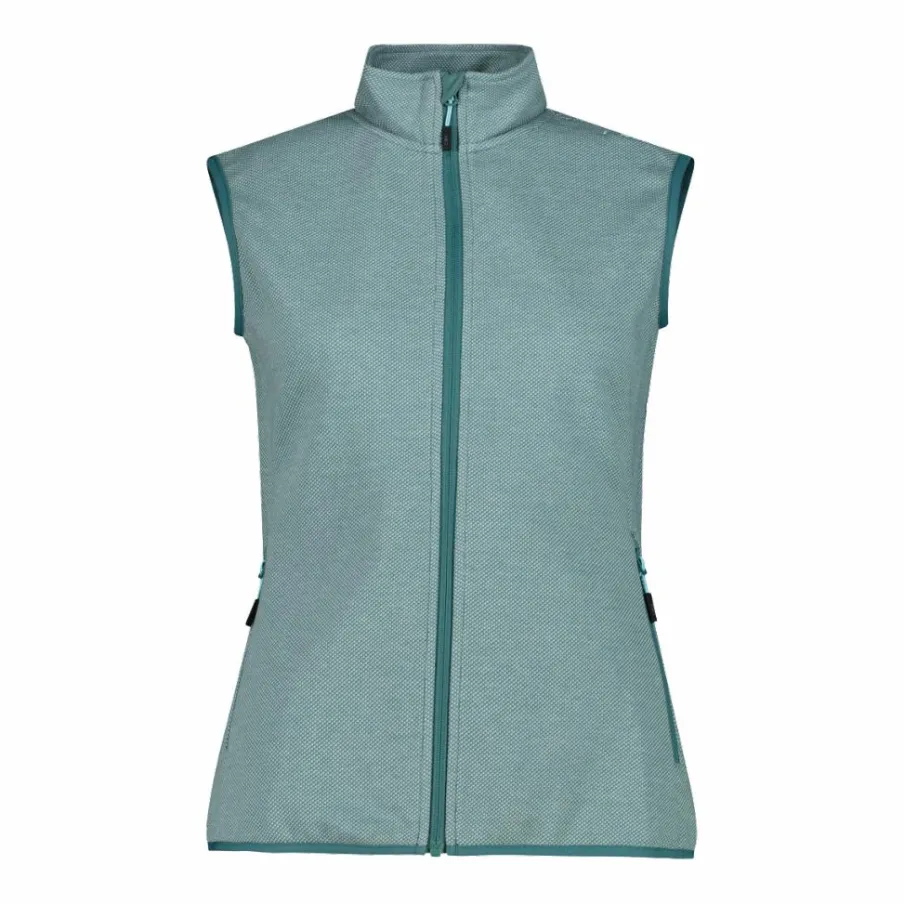 Donna CMP Pile^Gilet in Knit-Tech con cappuccio da Donna