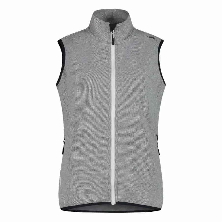 Donna CMP Pile^Gilet in Knit-Tech con cappuccio da Donna