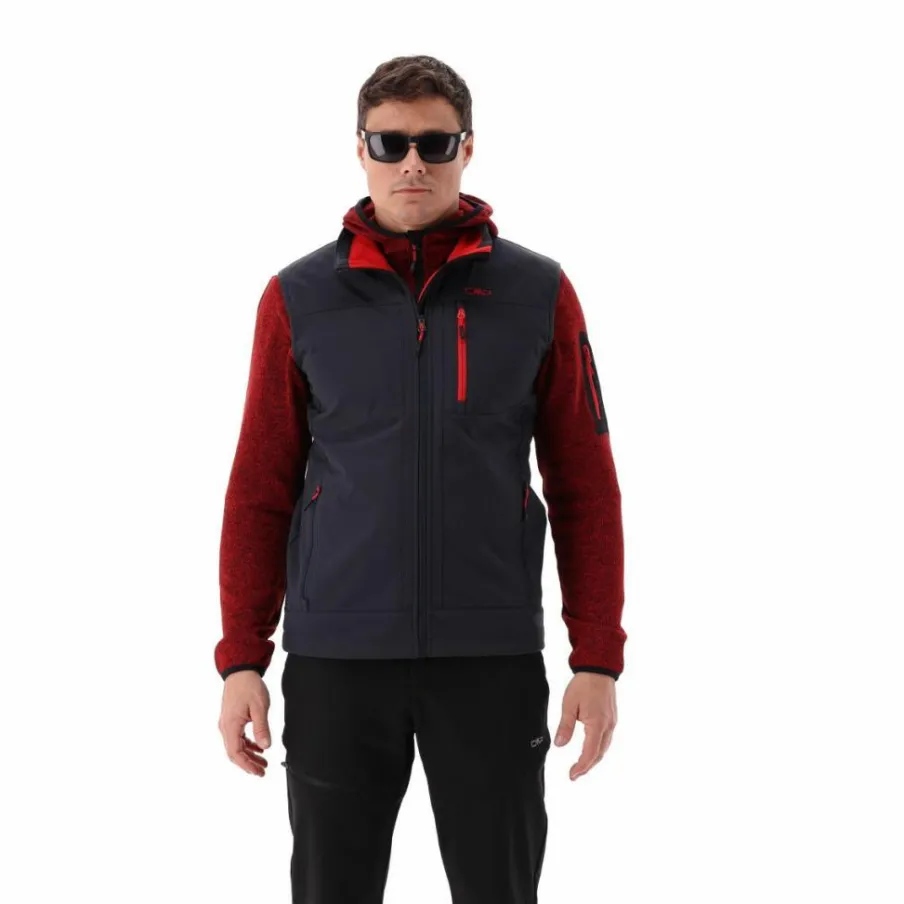 Uomo CMP Gilet E Smanicati|Giacche Trekking^Gilet smanicato da uomo in softshell