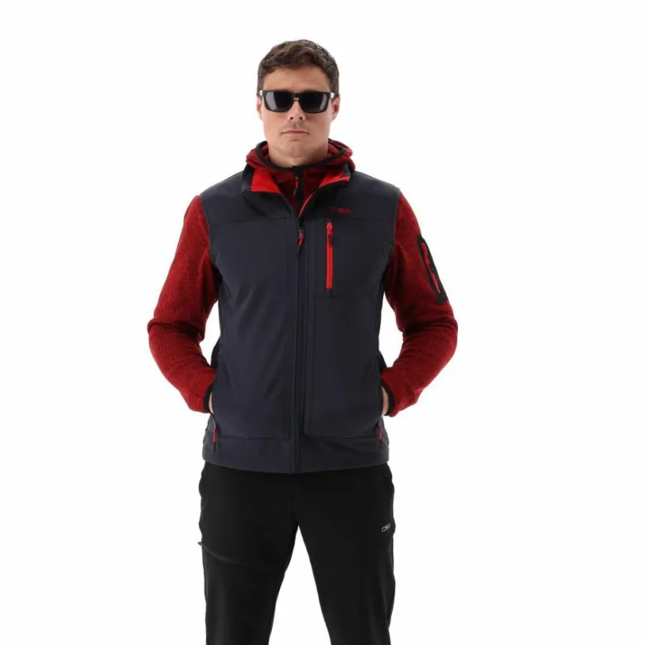 Uomo CMP Gilet E Smanicati|Giacche Trekking^Gilet smanicato da uomo in softshell
