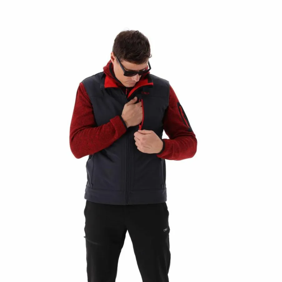 Uomo CMP Gilet E Smanicati|Giacche Trekking^Gilet smanicato da uomo in softshell