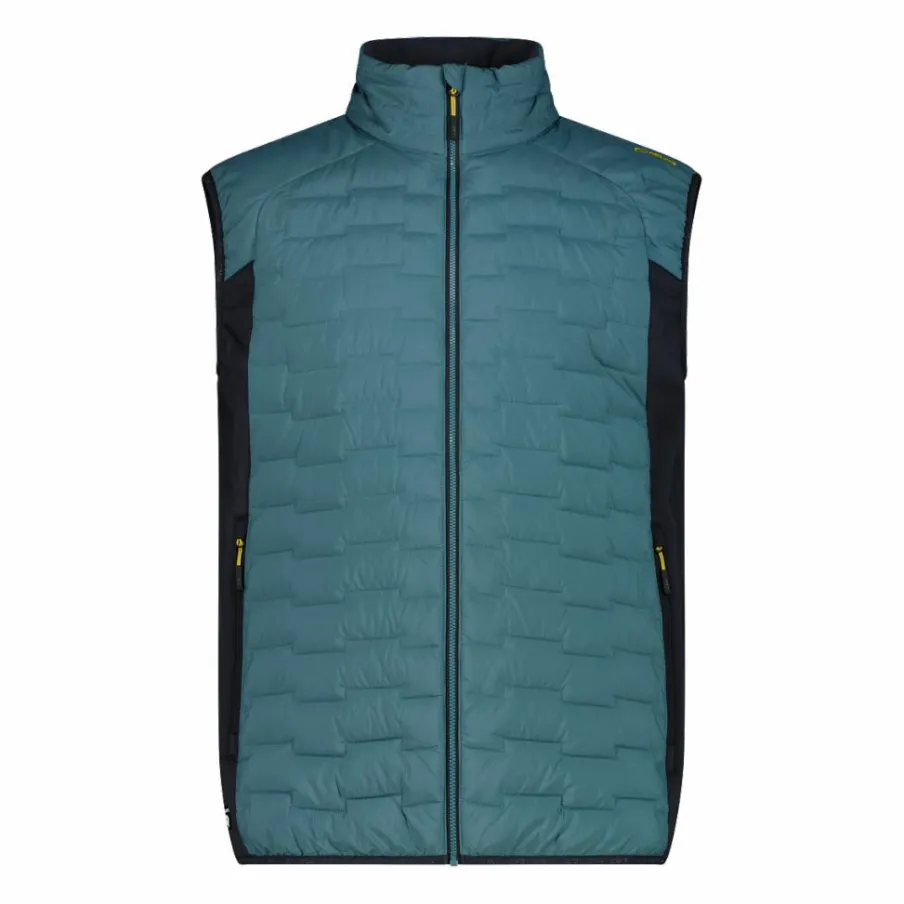 Uomo CMP Gilet E Smanicati|Giacche Imbottite E Piumini^Gilet smanicato ibrido da uomo imbottito con PrimaLoft Black thermoplume Unlimitech