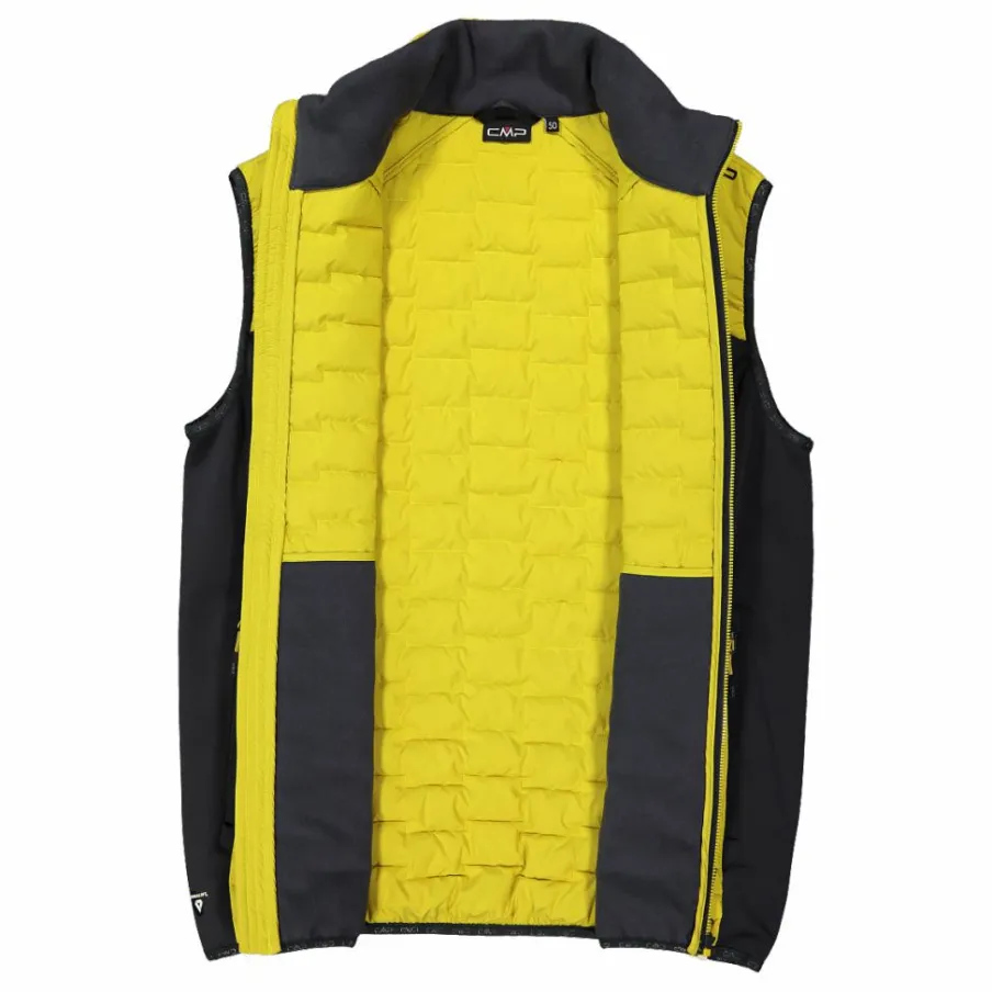 Uomo CMP Gilet E Smanicati|Giacche Imbottite E Piumini^Gilet smanicato ibrido da uomo imbottito con PrimaLoft Black thermoplume Unlimitech