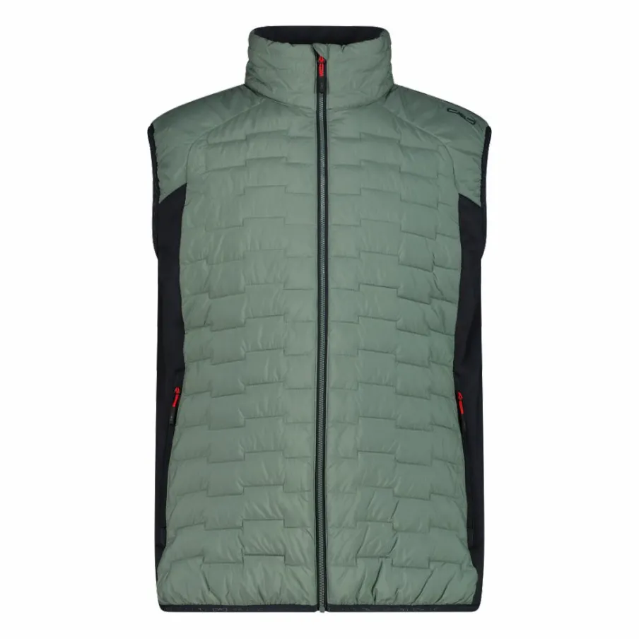 Uomo CMP Gilet E Smanicati|Giacche Imbottite E Piumini^Gilet smanicato ibrido da uomo imbottito con PrimaLoft Black thermoplume Unlimitech