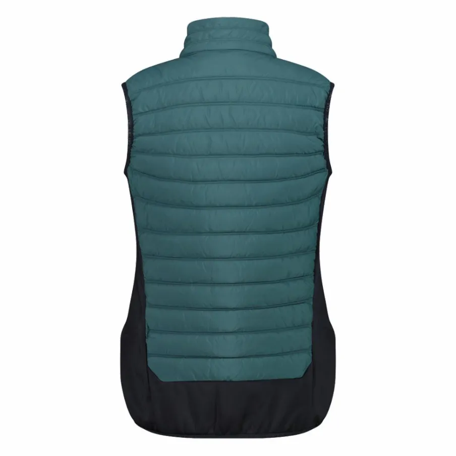 Donna CMP Gilet E Smanicati|Giacche Trekking^Gilet smanicato ibrido da donna imbottito con PrimaLoft Black Thermoplume Unlimitech