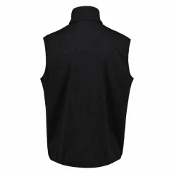 Uomo CMP Pile^Gilet smanicato ibrido in pile da uomo in Knit Tech melange