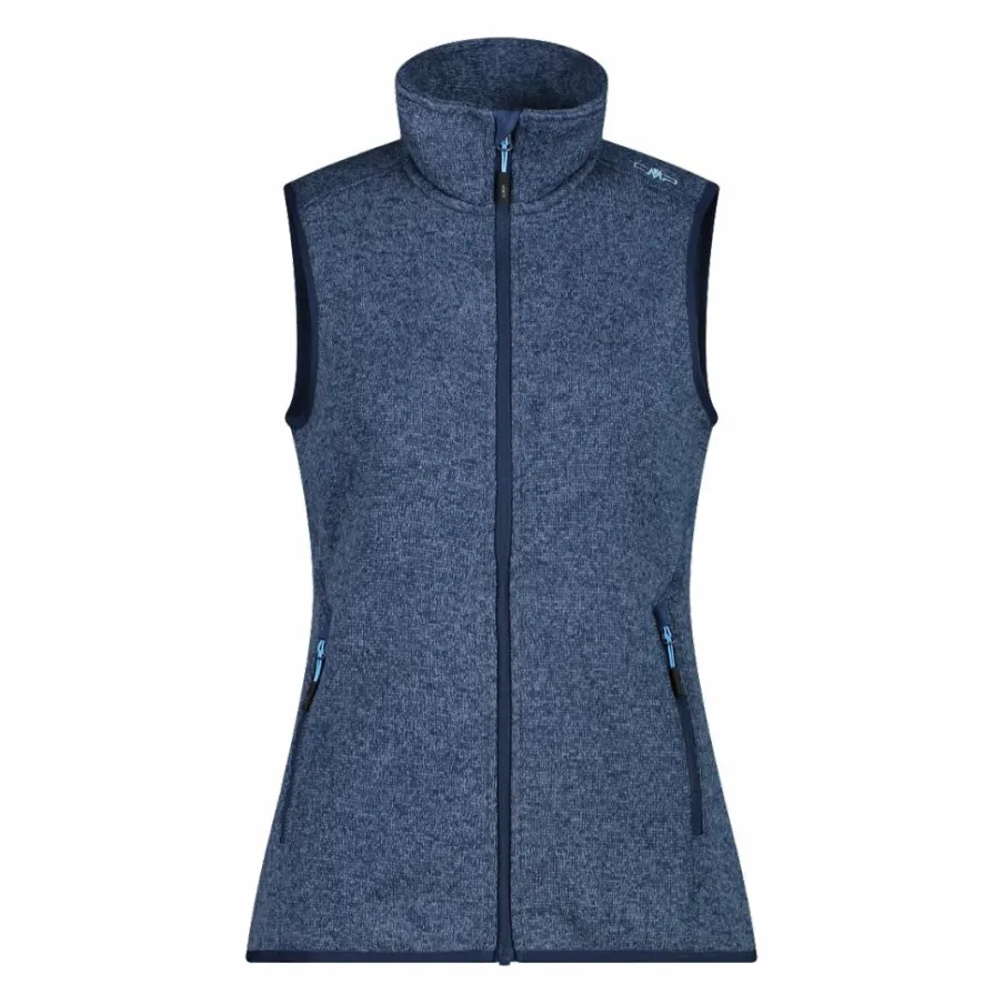 Donna CMP Pile^Gilet smanicato in pile da donna in knit-tech