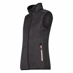 Donna CMP Pile^Gilet smanicato in pile da donna in knit-tech