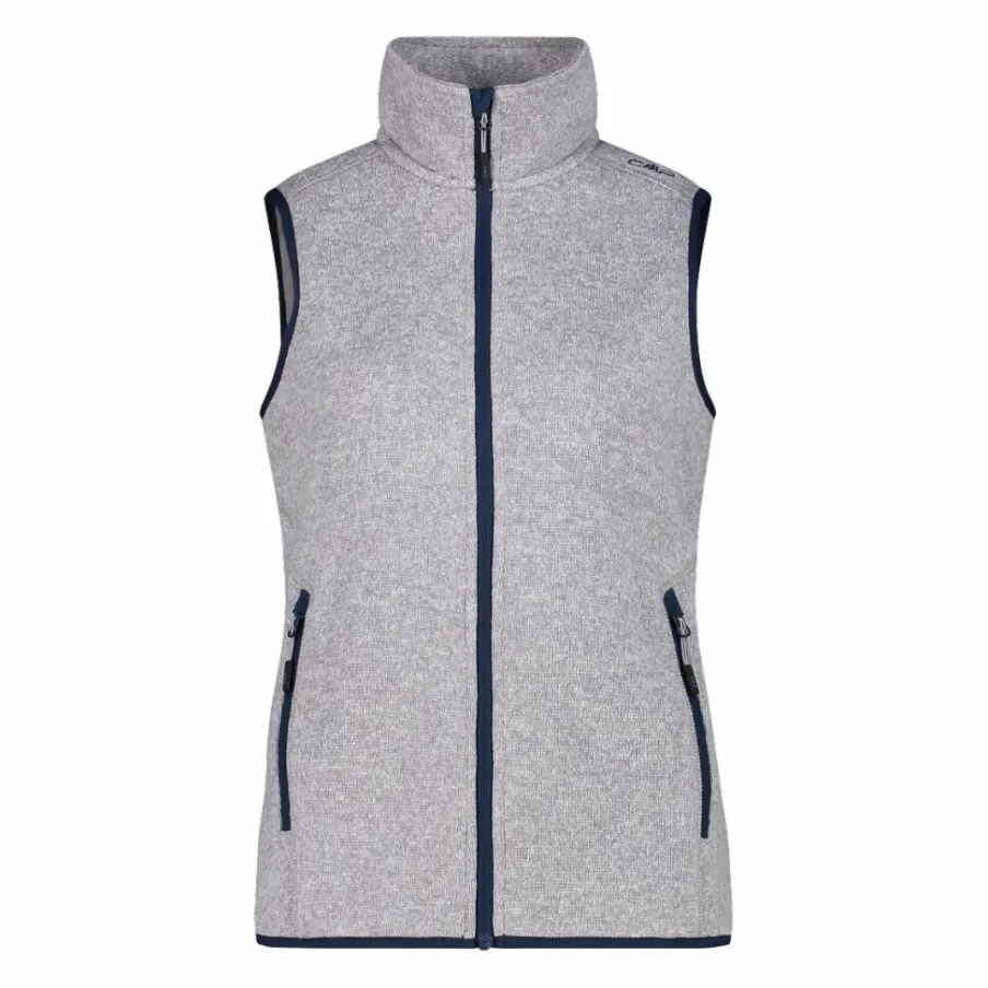 Donna CMP Pile^Gilet smanicato in pile da donna in knit-tech