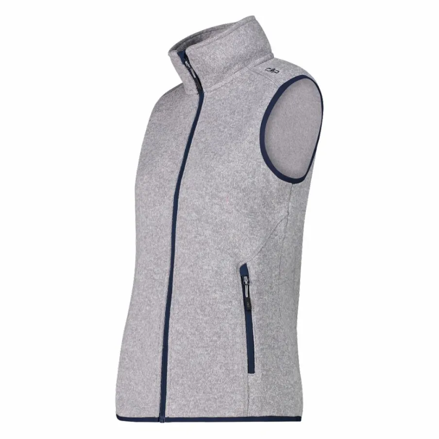 Donna CMP Pile^Gilet smanicato in pile da donna in knit-tech