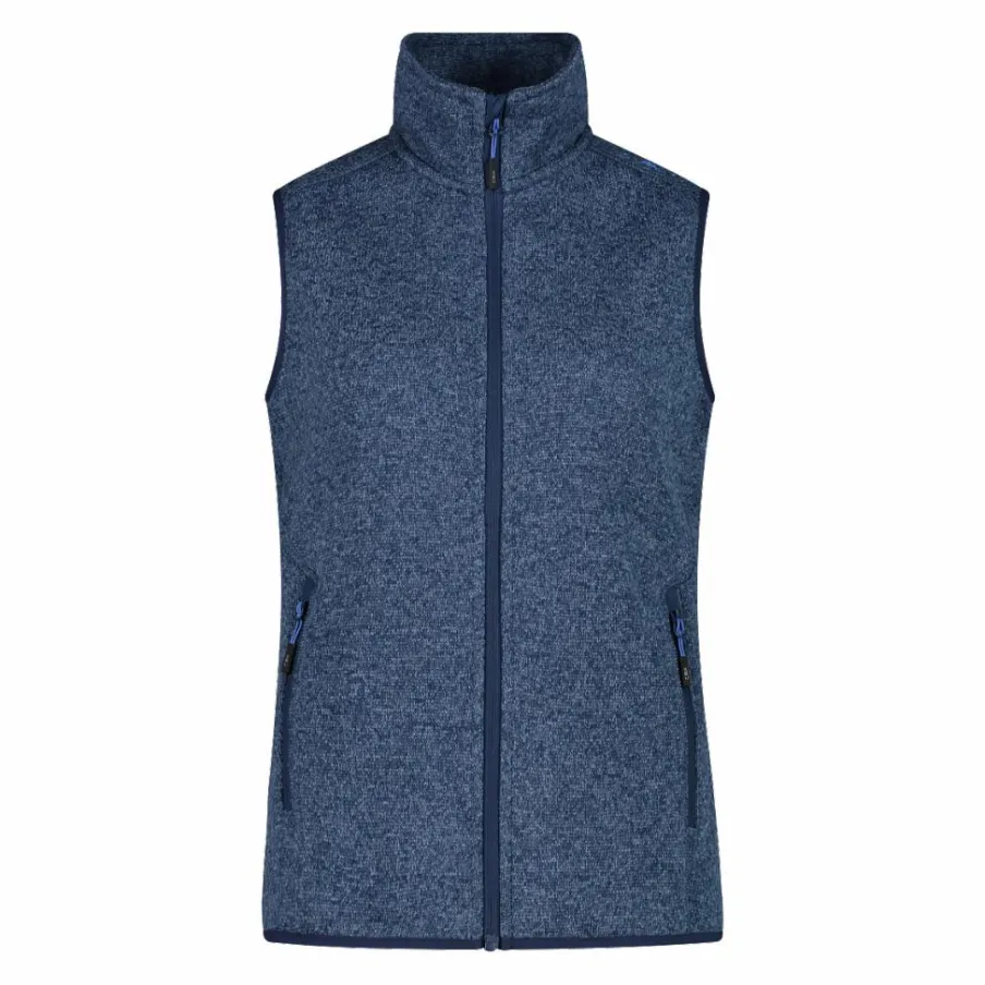 Donna CMP Pile^Gilet smanicato in pile da donna in knit-tech