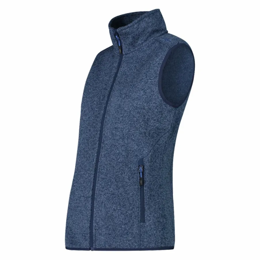 Donna CMP Pile^Gilet smanicato in pile da donna in knit-tech