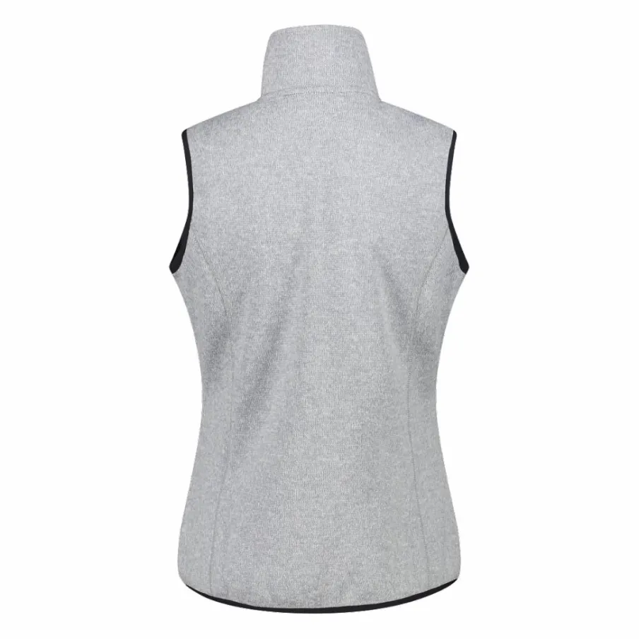 Donna CMP Pile^Gilet smanicato in pile da donna in knit-tech
