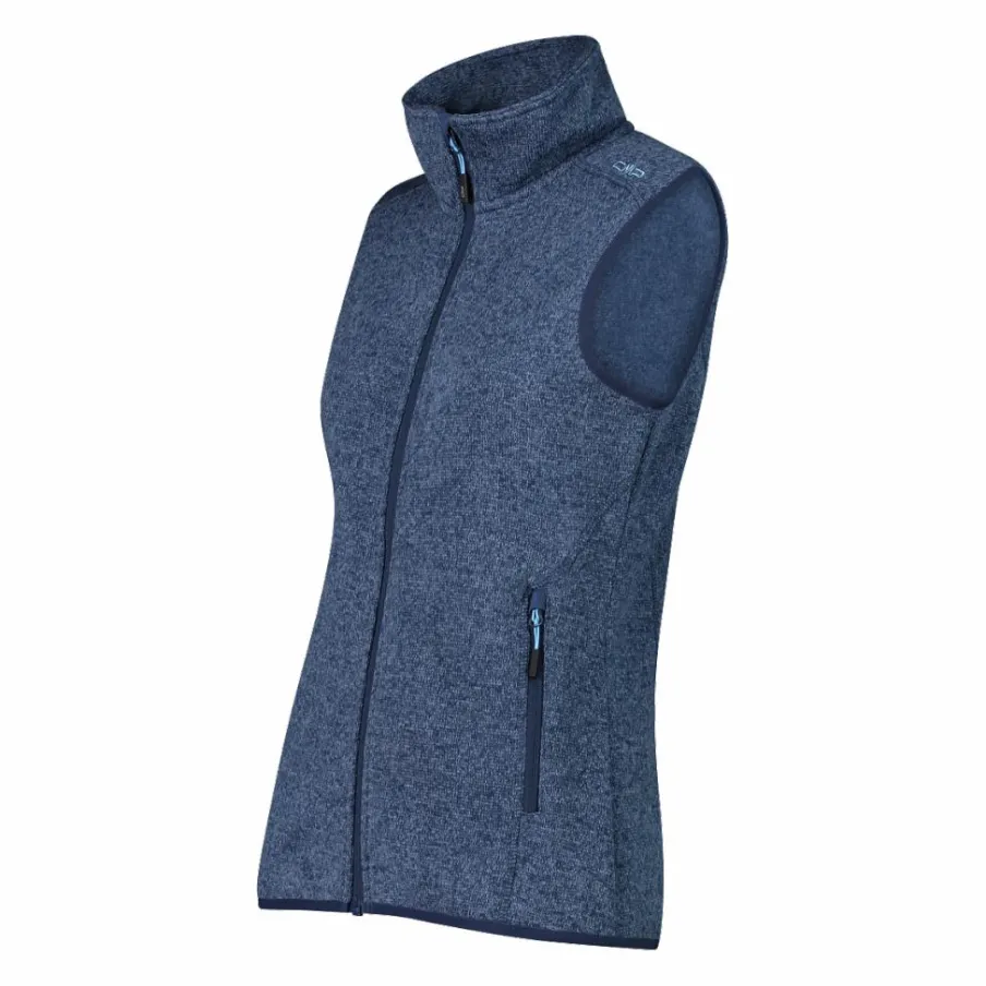 Donna CMP Pile^Gilet smanicato in pile da donna in knit-tech