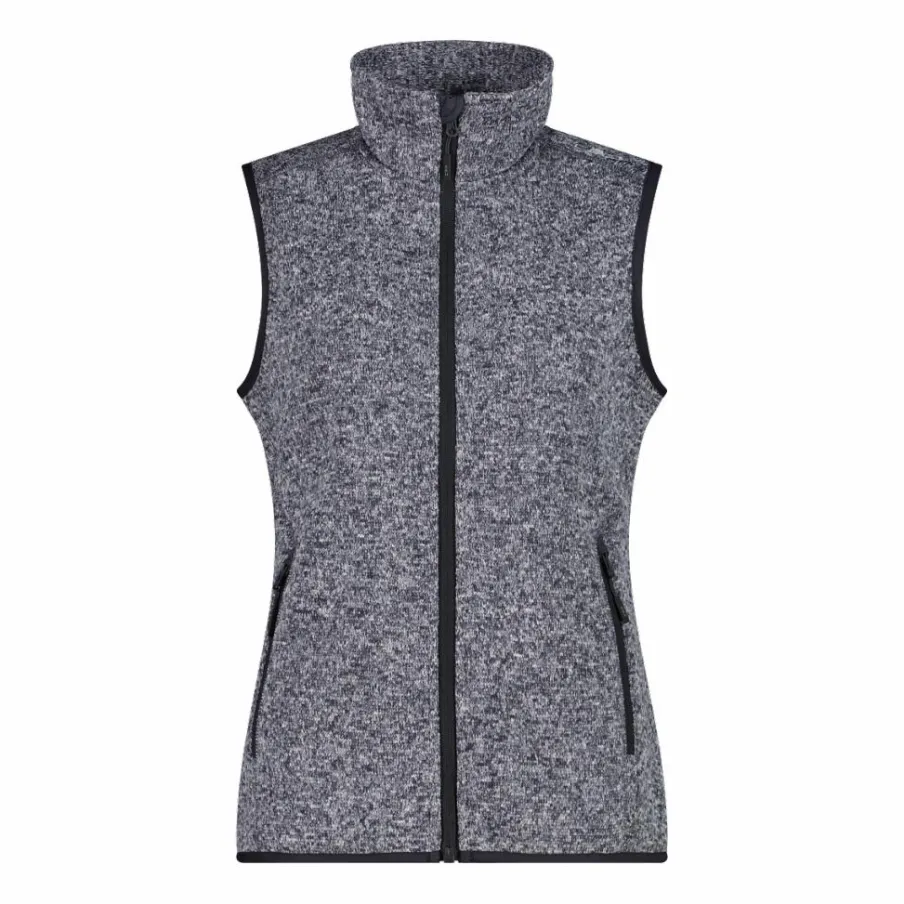Donna CMP Pile^Gilet smanicato in pile da donna in knit-tech