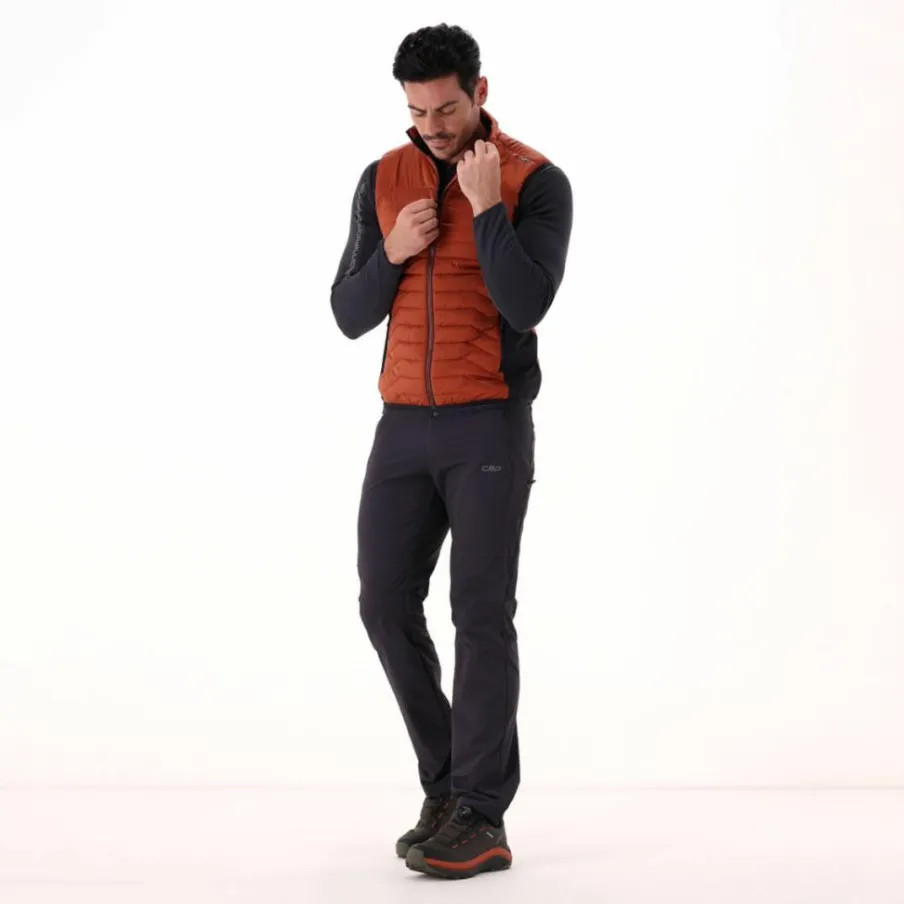 Uomo CMP Gilet E Smanicati|Giacche Imbottite E Piumini^Gilet Unlimitech ibrido senza cappuccio da Uomo