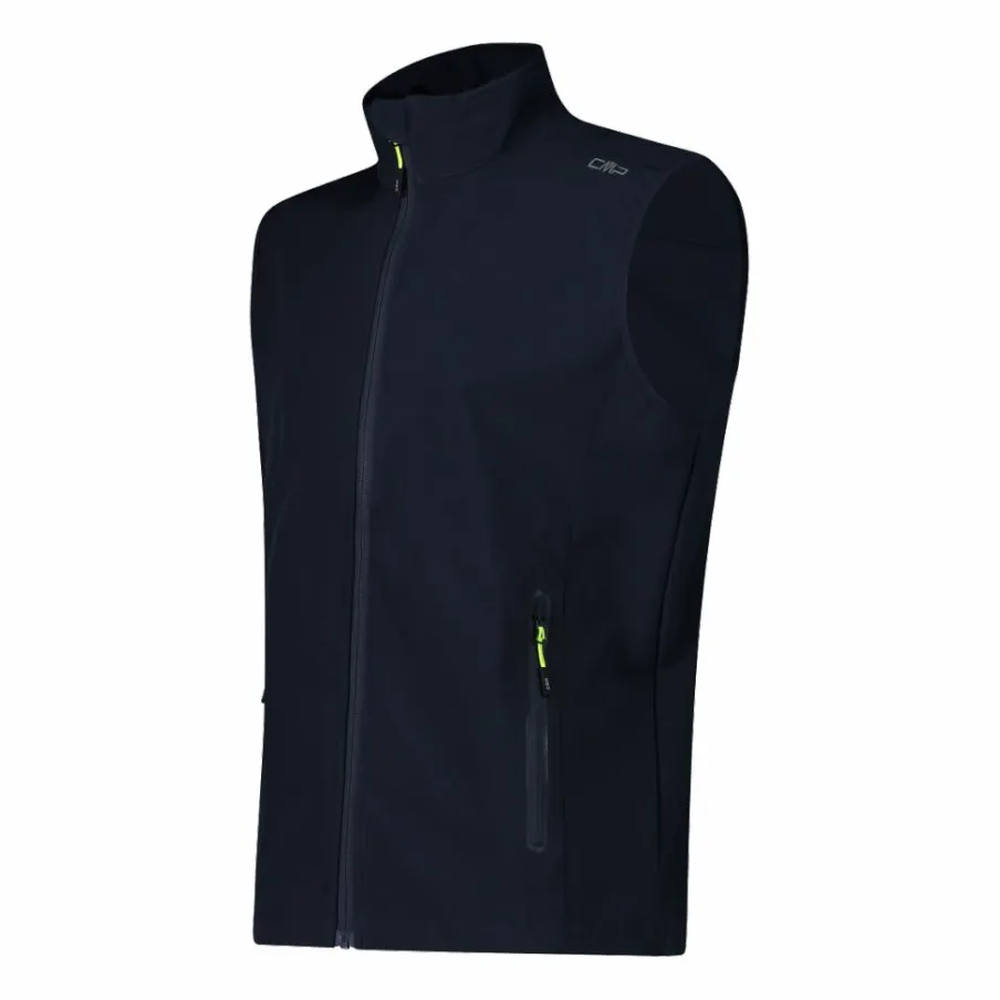 Uomo CMP Gilet E Smanicati|Giacche Softshell^Gilet uomo in softshell con dettagli reflective