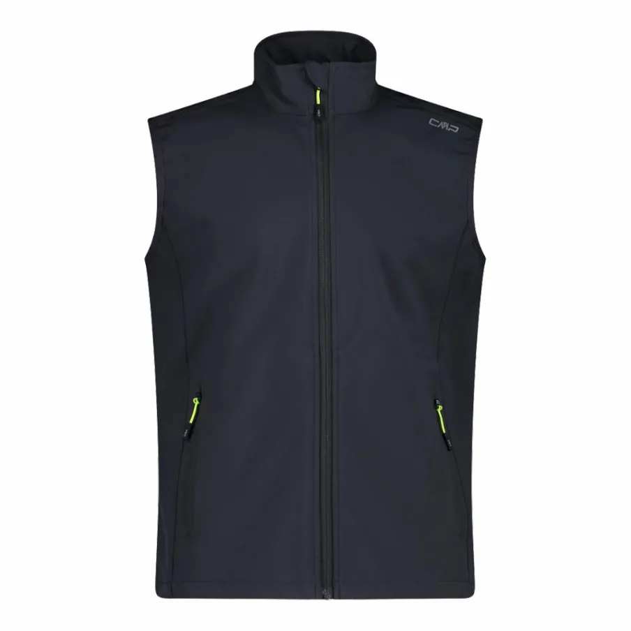 Uomo CMP Gilet E Smanicati|Giacche Softshell^Gilet uomo in softshell con dettagli reflective