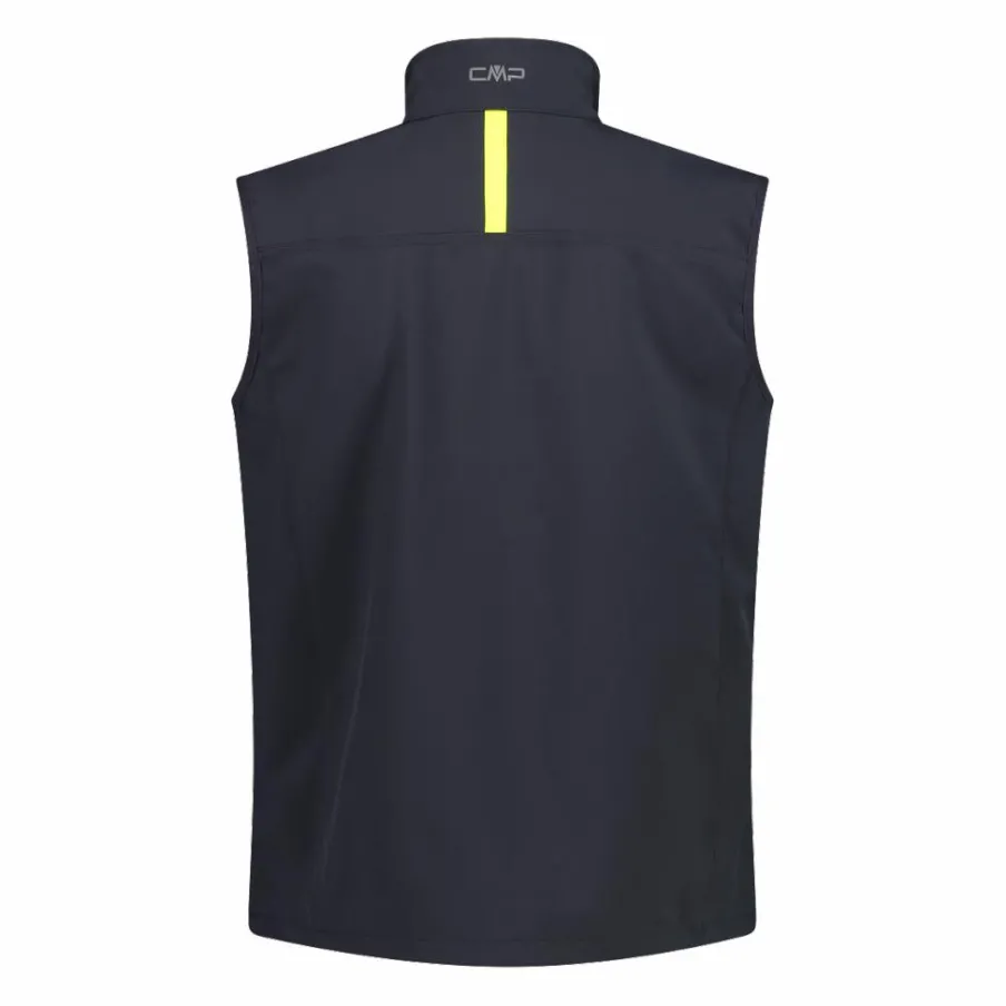 Uomo CMP Gilet E Smanicati|Giacche Softshell^Gilet uomo in softshell con dettagli reflective
