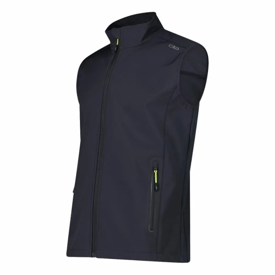 Uomo CMP Gilet E Smanicati|Giacche Softshell^Gilet uomo in softshell con dettagli reflective