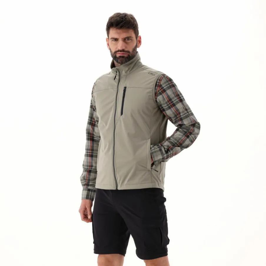 Uomo CMP Gilet E Smanicati|Giacche Trekking^Gilet uomo in Softshell leggero