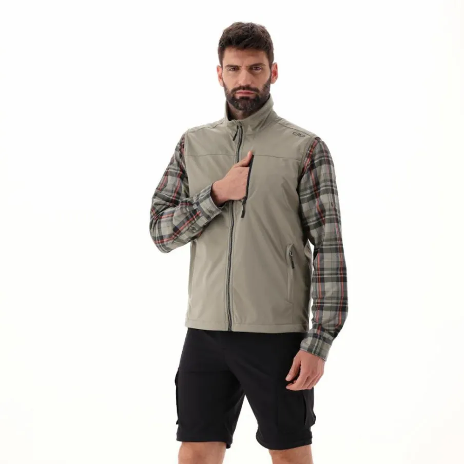 Uomo CMP Gilet E Smanicati|Giacche Trekking^Gilet uomo in Softshell leggero