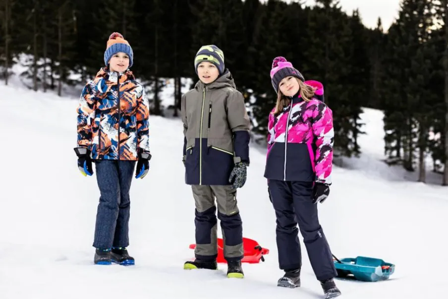 Bambino CMP Accessori|Accessori^Guanti da sci multicolor in softshell imbottiti da bambini