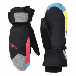 Bambino CMP Accessori|Accessori^Guanti manopole da sci multicolor in softshell imbottiti da bambini