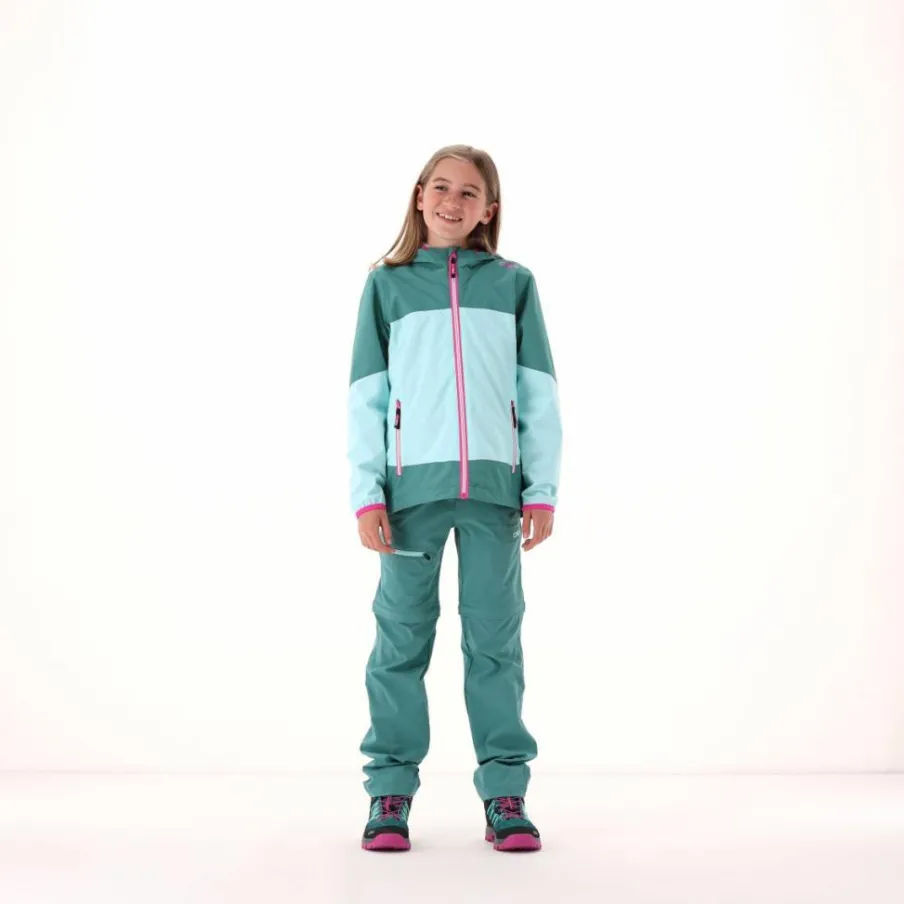 CMP Giacche E Piumini^Guscio da bambina in ripstop bicolor