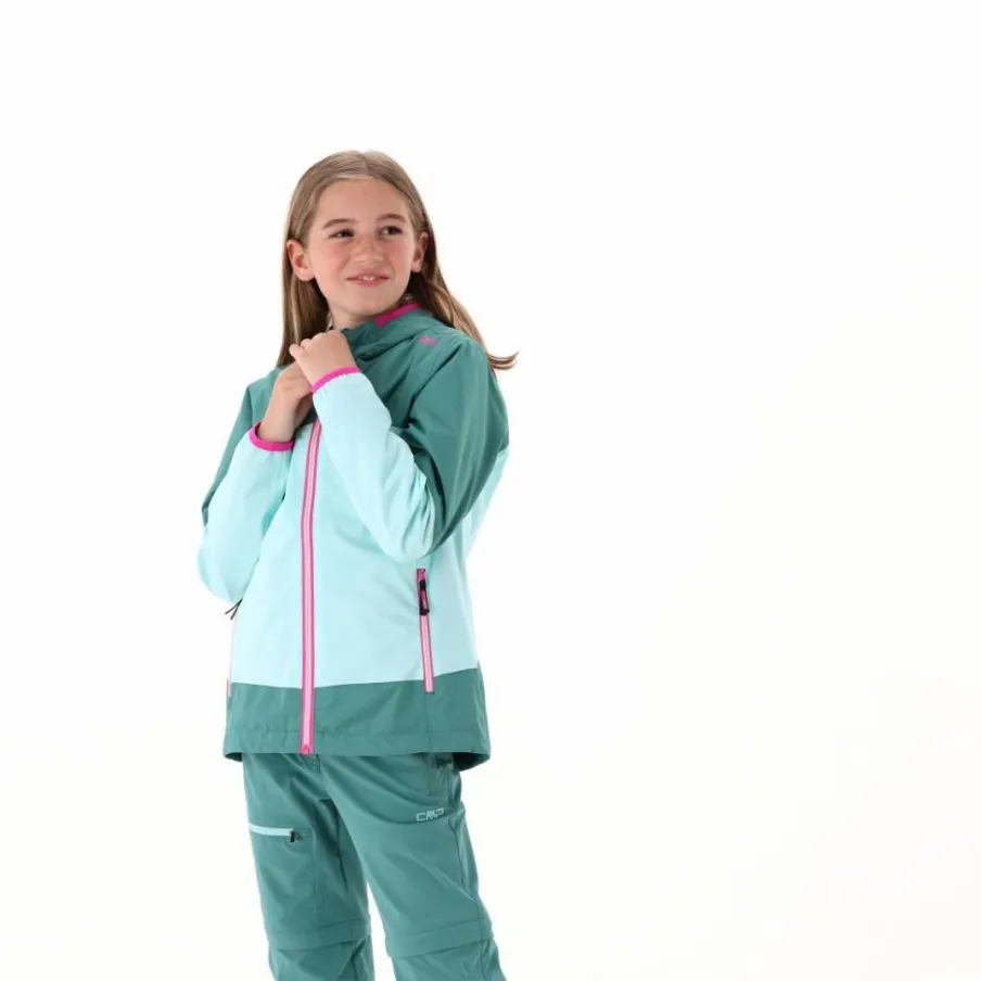 CMP Giacche E Piumini^Guscio da bambina in ripstop bicolor