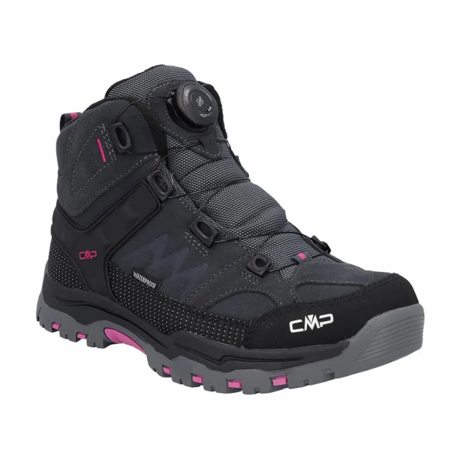 Bambino CMP Scarpe Trekking|Scarpe Trekking^Kiruna Mid FitGo fleece WP scarpe trekking da ragazzo