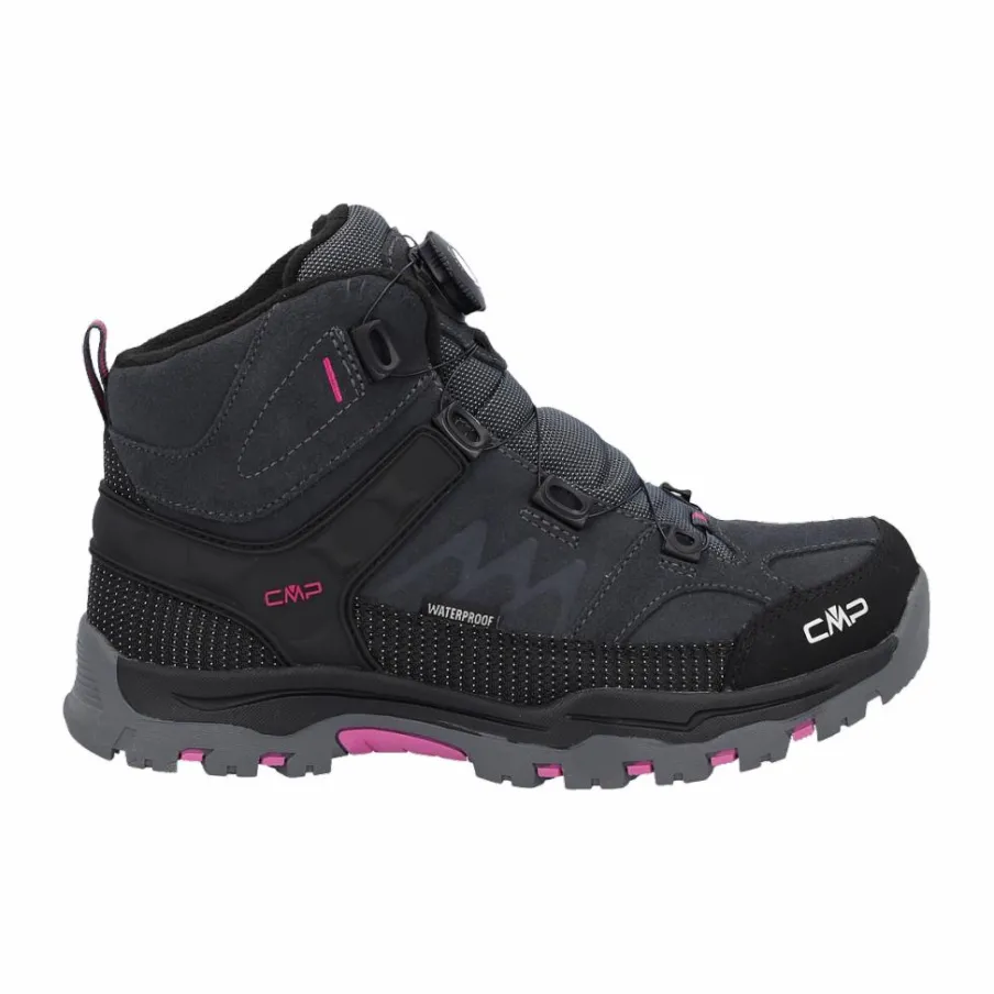 Bambino CMP Scarpe Trekking|Scarpe Trekking^Kiruna Mid FitGo fleece WP scarpe trekking da ragazzo