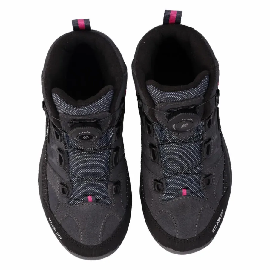 Bambino CMP Scarpe Trekking|Scarpe Trekking^Kiruna Mid FitGo fleece WP scarpe trekking da bambino